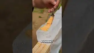 Traditional ice dyeing technique.#diy #countryside #making #traditional