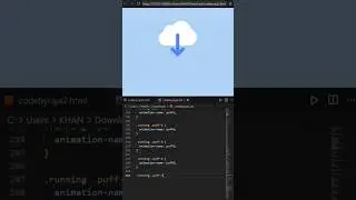😍 Coolest CSS Download Button Animation #css3 #coding #webdevelopment #programming #html