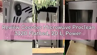 Review Cecotec Microwave Proclean 3120 Flatbed, 20 L, Power 700 W and 800 W, Compact Design, Ceramic