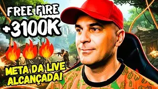 🎮 META +1000 Visualizações -  FREE FIRE AO VIVO | PARTIDAS COM AMIGOS E INSCRITOS DO CANAL