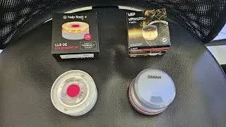 Comparativa lum&iacute;nica balizas V16 DGT 3.0: Help Flash + vs Osram