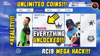 🔥Real Cricket 19 Get Unlimited Tickets & How To Unlock Tournament [Reality]