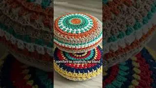 new 😱crochet product 🤩 beautiful and stylish 😎 🥰 pillow#yarnmegicstore #handmade