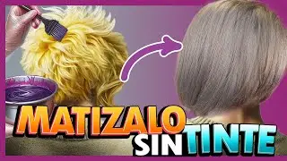 MATIZA SIN TINTE 😍 Cabello y Canas SIN Maltratarlo