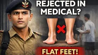 Flat Feet & Knock Knees | Biggest Reason for NDA Medical Rejection