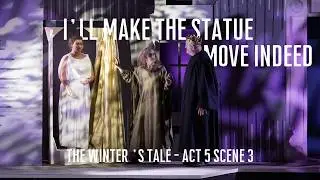 Act 5 Scene 3 - The Winter's Tale - Brownsea Open Air Theatre - The statue of Hermione