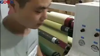 802 double shafts  masking paper tape rewinding rolling machine