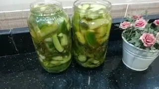 فكره وحيله ذهبيه روعه هتاكلو الخيار المخلل بعد ربع ساعه من تخليله بمكونين موجودين فى كل بيت
