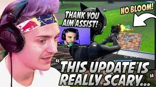 Ninja SHOCKED & NERVOUS After Watching NickMercs DOMINATE Solo Squads WITH The NEW 