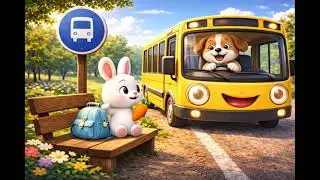 🎶 Autobuzul Animăluțelor 2 🚍 | Cântec vesel pentru copii | Cântece educative | Ham-Ham