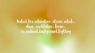 Goodbye Anxiety ✨ Warm Liquid Color Gradient | 3 Hours Silent Relaxation