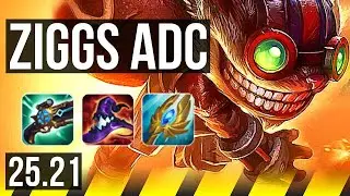 ZIGGS & Sona vs CAITLYN & Zoe (ADC) | NA Master | 25.21