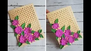 Beautiful Handmade Card for Birthday/Anniversary - DIY Card Idea