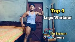 LEG WORKOUT - AT HOME | Leg Workout No Equipment At Home (Male - Female)