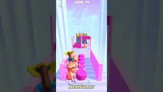 Bounce Big🍑Mobile Gameplay By NextGamer (Android,iOS) Level 47 #shorts