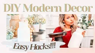 Sneak peak to DIY modern vase, thrift flip TikTok Baking Soda Hack