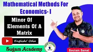 Минор матрицы || Математические методы в экономике - I || +3 Экономика
