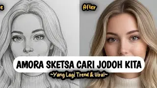 Lagi Viral❗️Cara Menggunakan Amora Sketsa Jodoh Kita Dengan Bantuan Ai 