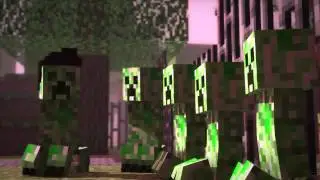 Creeper VS Slamacow - A Minecraft Animation