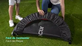 Toncur Foldable fitness trampoline 101 cm, children adult trampoline, maximum weight 150 kg.
