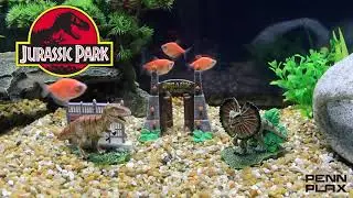 Jurassic Park Aquarium Ornaments by Penn-Plax