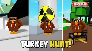 TURKEY HUNT UPDATE!! ALL TURKEY LOCATIONS & PROPS - Brookhaven RP
