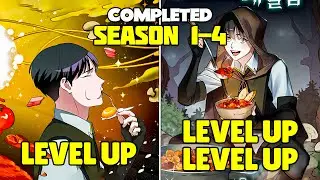 *S1-4* For Every Meal Levels Up And Becomes The Strongest Player With The System - Manhwa Recap
