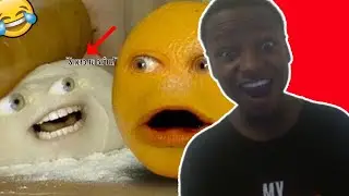 FIRST TIME REACTING TO | Annoying Orange - (Rolling in the Dough)
