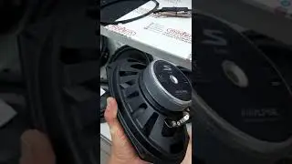 Овальная 2-x компонентная SQ акустика Alpine S-S69C