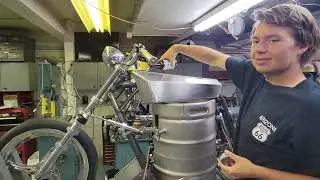 Ninkasi Beer used as fuel to run Beer Powered Motorcycle