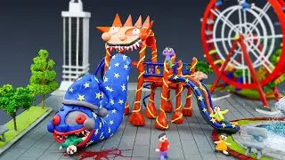 😱 Making NEW SUN AND MOONDROP DAYCARE ATTENDANTS THE EXTRA SLIDE - FNAF Security Breach with clay