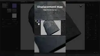 Своя Displacement карта для проектов за 1 минуту #shorts #texture #3d #3д #туториал