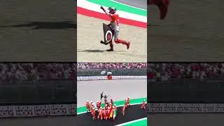 Marc celebrates his victory Lorenzo style!  | 2025 Italian GP