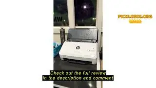 Review HP Scanjet Pro 2000 s2 Sheet-Feed Scanner (6FW06A), Light Grey, Small