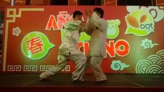 Tai Chi Maestro Liu Ming con Hugo Silvero