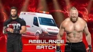 WWE Wrestling Live Brock Lesnar Vs  Roman Reigns Amulance match #WWE #WWE2K24