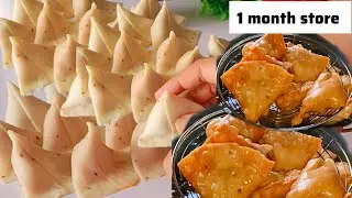 Dry mini easy samosa recipe
