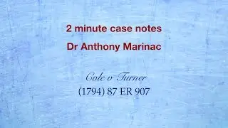 Cole v Turner (Battery)
