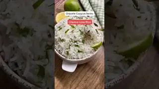Cilantro Lime Rice 🍋 Day 1 Chipotle Copycat Series