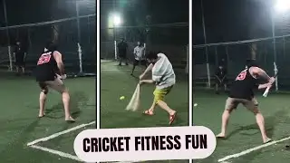 Sunday Cricket Fun with Gym Staff 🏏 | Team Bonding Day | Fit Life With Raj