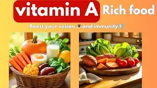 Top Vitamin A Rich Foods | Aankhon 👀 & Twacha ✨ ke liye Zaruri