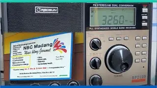 NBC - Radio Madang on 3260kHz / REDSUN RP2100