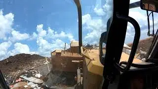Landfill Operator D6 Bulldozer