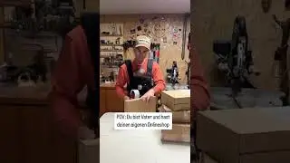 Multitasking-Level: Heimwerker-Papa 😂 #papasein #diy #onlineshop #vateralltag #vaterfreuden
