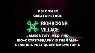 Bio-Cryptography is the Game-Genie in a post quantum dystopia by James Utley, MSc, PhD.