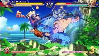 A dragon ball fighterZ ranked match replay