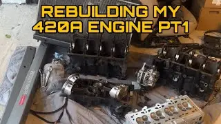 REBUILDING MY 420A DSM ENGINE PART 1