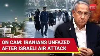 Dramatic Video Shows Iran Military Shooting Down Israeli Missiles Over Tehran | Watch