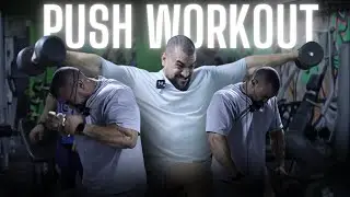 Push workout at the dog park ft the boys. Motivational style video