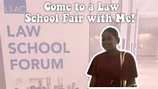 Come to a Law School Fair with Me | Pre-Law Student Diaries